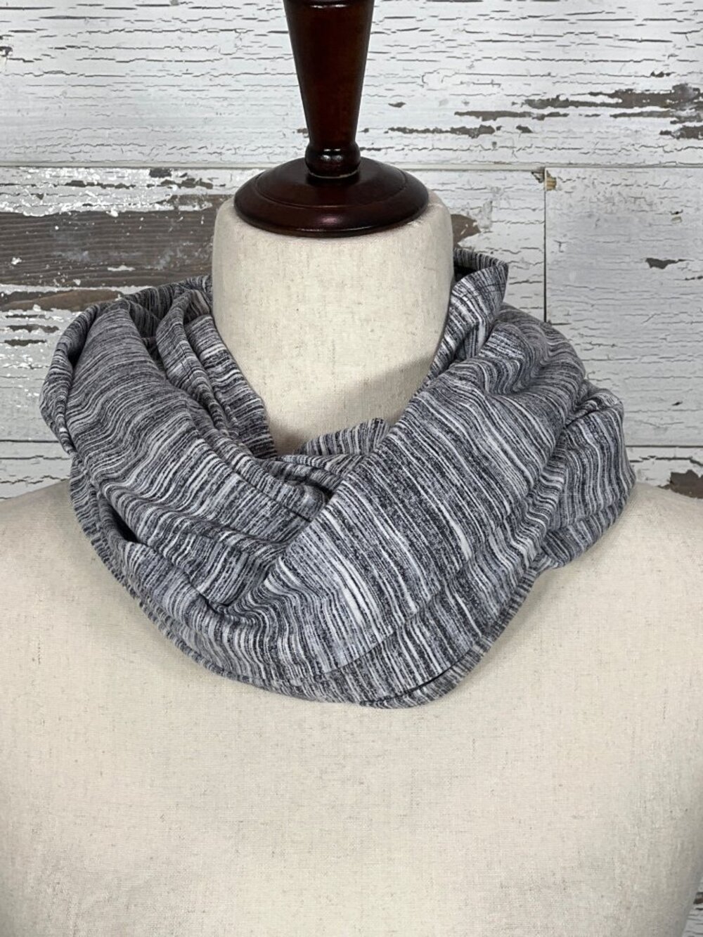 LULULEMON Vinyasa Scarf Rulu Space Dye Camo Black White OS W9M67S